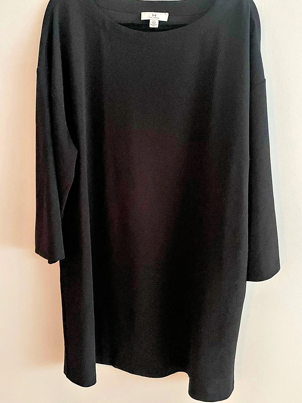 Halston Black Mini Dress Like New